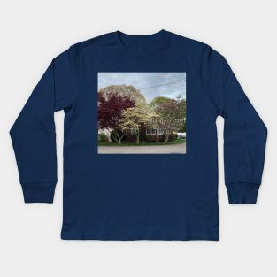 Spring Trees Kids Long Sleeve T-Shirt